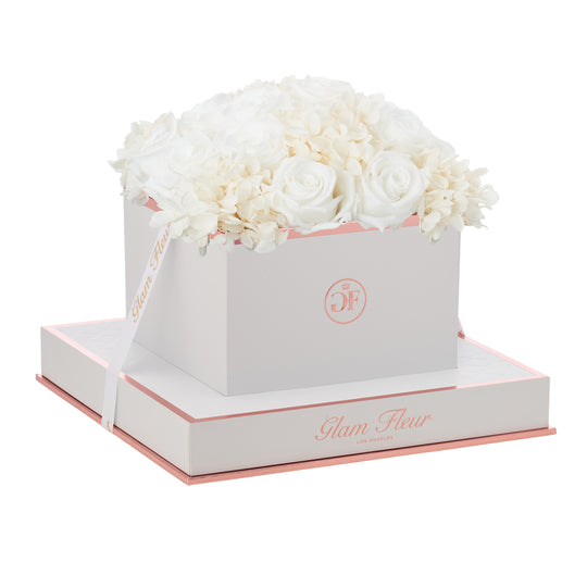 Blanche Square White Fusion