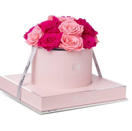 Rosé Round Fuchsia and Light Pink