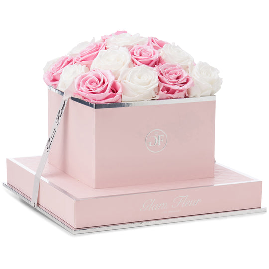 Rosé Square Glow Pink and Glow White