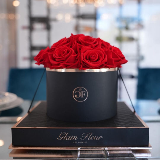 Noir Round Light Red