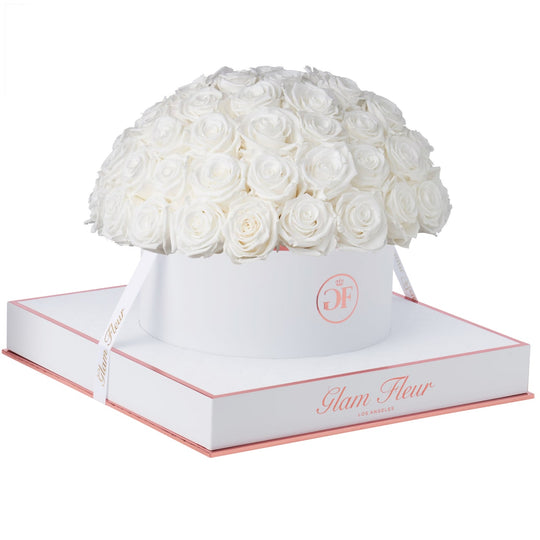 Blanche Grande Round White