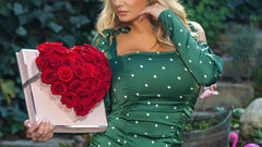 Roses in Heart Box