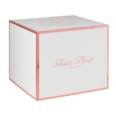 Rosé Round Candy Rainbow and Baby Pink Preserved Roses