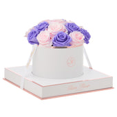 Blanche Round Violet and Baby Pink