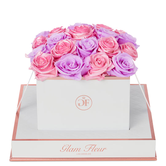 Blanche Square Baby Lily and Glow Pink