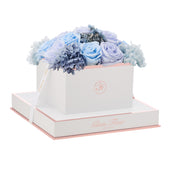 Blanche Square Blue Lavender Fusion Preserved Flowers
