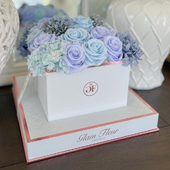 Blanche Square Blue Lavender Fusion