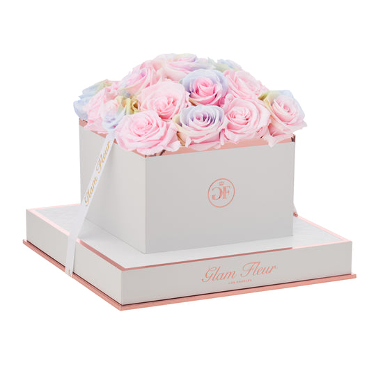 Blanche Square Candy Rainbow and Baby Pink
