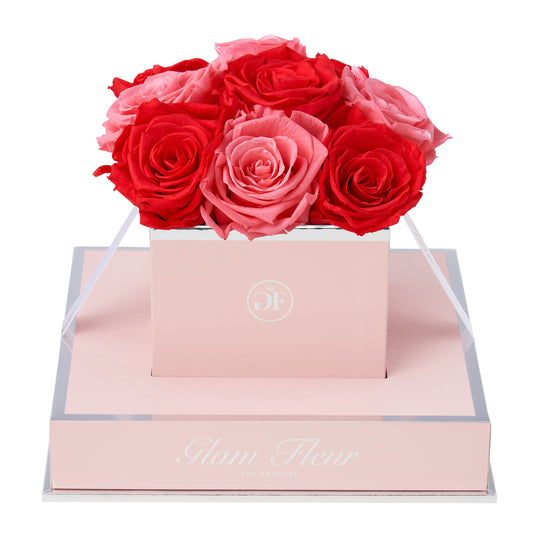 Rosé Chic Light Pink and Light Red