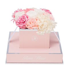 Rosé Chic Pink Ivory Fusion