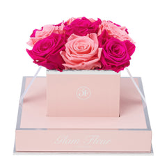 Rosé Chic Fuchsia and Light Pink