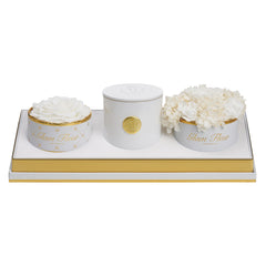 Blanche Glam Trio White