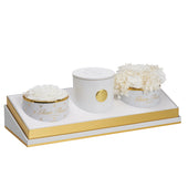 Blanche Glam Trio White