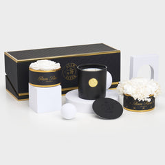 Noir Glam Trio White