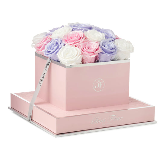 Rosé Square Glow Tricolor