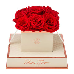 Montagé Chic Light Red Preserved Roses