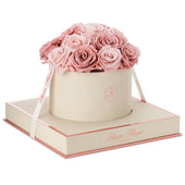 Montagé Round Classic Pink and Blush Preserved Roses