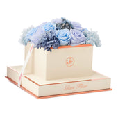 Montagé Square Blue Lavender Fusion Preserved Flowers