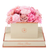 Montagé Square Pink Fusion Preserved Flowers