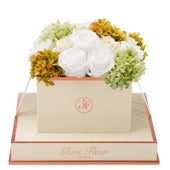 Montagé Square White Oregano Fusion Preserved Flowers