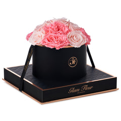 Noir Round Van Gogh Pink and Baby Pink