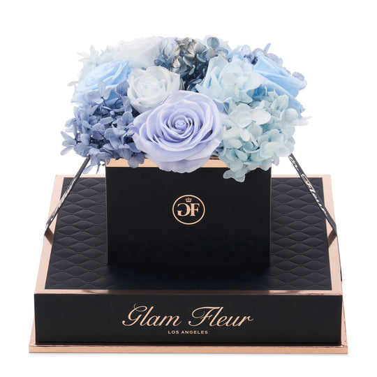 Noir Chic Blue Lavender Fusion