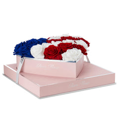 Rosé Heart Flag Preserved Roses