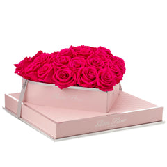 Rosé Heart Fuchsia Preserved Roses