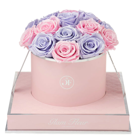 Rosé Round Glow Lavender and Glow Pink