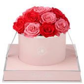 Rosé Round Light Pink and Light Red