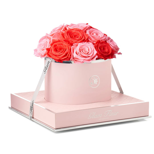 Rosé Round Light Pink and Light Red