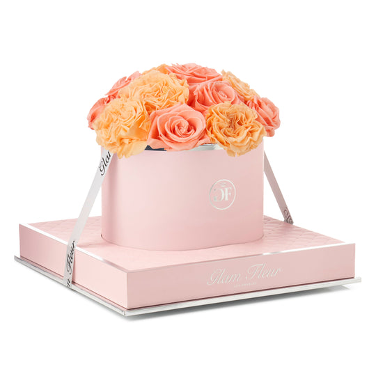 Rosé Round Van Gogh Peach and Coral Peach